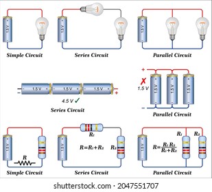 Basic Electrical Circuits and their Working (Series and Parallel Circuit )