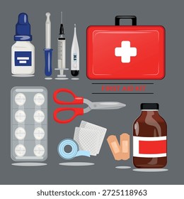 Basic First Aid Kit Design Elements