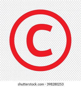 Basic font for letter C icon Illustration design