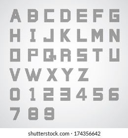 basic font and number (my own design) 