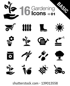 Basic - Gardening icons 