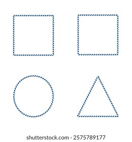 Basic Geometric Shapes: Square, Circle, and Triangle.