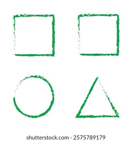 Basic Geometric Shapes: Square, Circle, and Triangle.