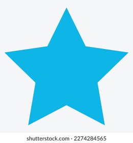 Basic Geometric Star Shape vector illustration