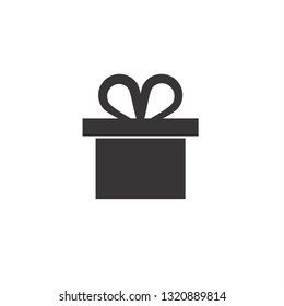 Basic gift box icon