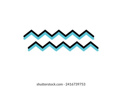 Diseño de sticker de decoración gráfica básica