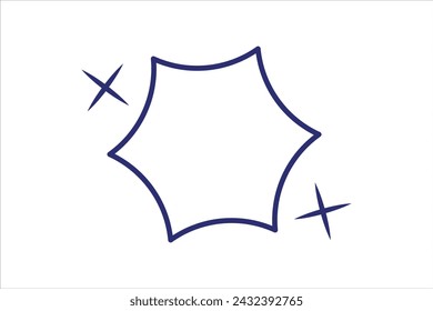 Diseño de pegatinas de decoración gráfica básica
