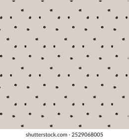 Projeto gráfico padrão básico. padrão de pontos polka. Design gráfico vetorial para camiseta.