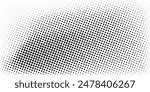 Basic halftone dots effect in black and white color. Halftone effect. Dot halftone. Black white halftone.Background with monochrome dotted texture. Polka dot pattern template. circle dot