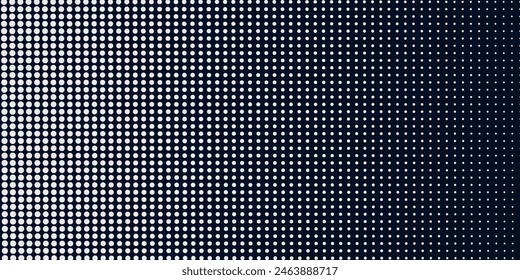 Basic halftone dots effect in black and white color. Halftone effect. Dot halftone. Black white halftone.