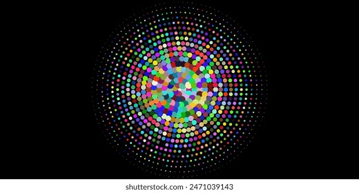 Basic halftone dots effect in black and white color. Halftone effect. Dot halftone. Black white halftone.Background with monochrome dotted texture. Polka dot pattern template. dot	 