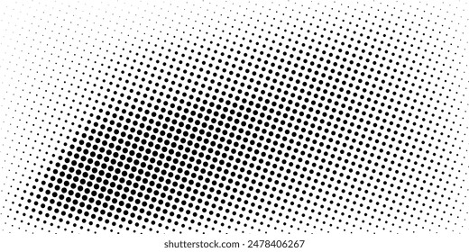 Basic halftone dots effect in black and white color. Halftone effect. Dot halftone. Black white halftone.Background with monochrome dotted texture. Polka dot pattern template. circle dot