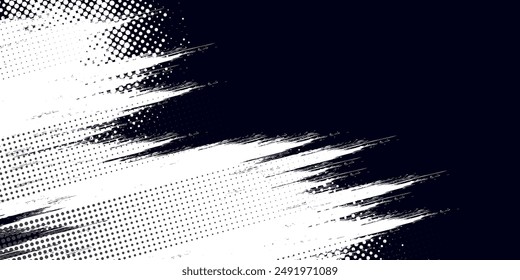 Basic halftone dots effect in black and white color. Halftone effect. Dot halftone. Black white halftone.Background with monochrome dotted texture. Polka dot pattern template. circle dot. modern