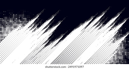 Basic halftone dots effect in black and white color. Halftone effect. Dot halftone. Black white halftone.Background with monochrome dotted texture. Polka dot pattern template. circle dot. modern