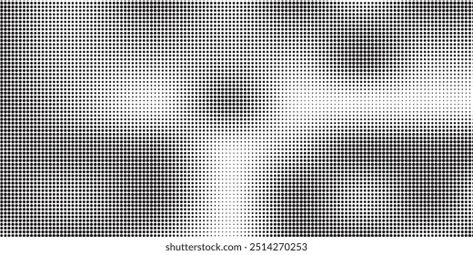 Basic halftone dots effect in black and white color. Halftone effect. Dot halftone. Black white halftone.Background with monochrome dotted texture. Polka dot pattern template. vector ilustration