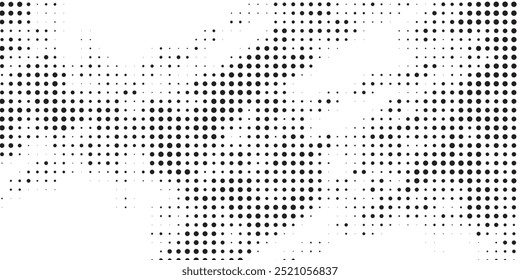 Basic halftone dots effect in black and white color. Halftone effect. Dot halftone. Black white halftone