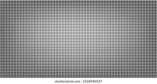 Basic halftone dots effect in black and white color. Halftone effect. Dot halftone. Black white halftone.Background with monochrome dotted