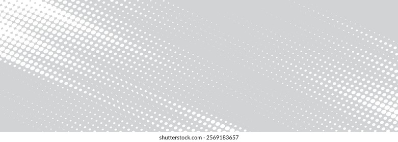Basic halftone dots effect in black and white color. Halftone effect. Dot halftone. Black white halftone. MODERN	