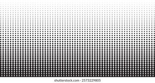 Basic halftone dots effect in black and white color. Halftone effect. Dot halftone. Black white halftone.Background with monochrome dotted