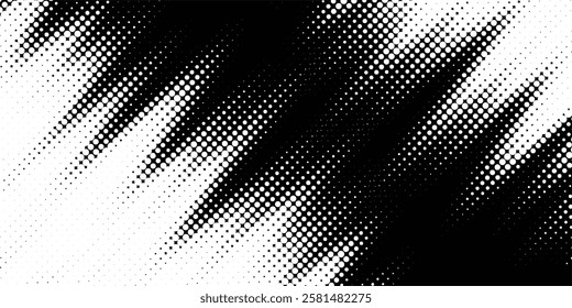 Basic halftone dots effect in black and white color. Halftone effect. Dot halftone. Black white halftone. vektor