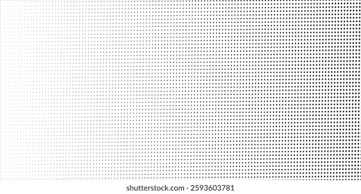 Basic halftone dots effect in black and white color. Halftone effect. Dot halftone. Black white halftone.Background with monochrome dotted texture. Polka dot pattern 