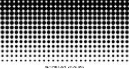 Basic halftone dots effect in black and white color. Halftone effect. Halftone dots. Black white halftone.Background with monochrome dotted
