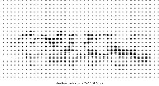 Basic halftone dots effect in black and white color. Halftone effect. Halftone dots. Black white halftone.Background with monochrome dotted