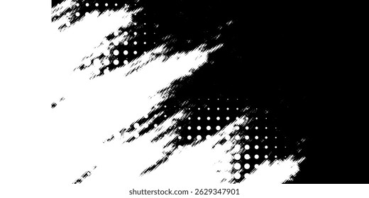 Basic halftone dots effect in black and white color. Halftone effect. Dot halftone. Black white halftone.Background with monochrome dotted texture. Polka dot pattern template. circle dot. modern