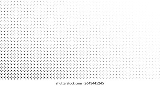 Basic halftone dots effect in black and white color. Halftone effect. Dot halftone. Black white halftone.Background with monochrome dotted texture. Polka dot pattern  abstract modern arts	