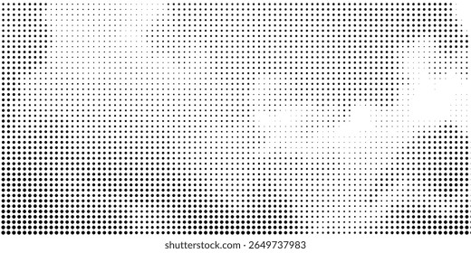 Basic halftone dots effect in black and white color. Halftone effect. Dot halftone. Black white halftone.Background with monochrome dotted texture. eps10. modern