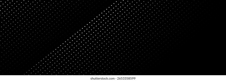 Basic halftone dots effect in black and white color. Halftone effect. Dot halftone. Black white halftone. MODERN	
