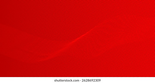 Basic halftone dots effect in Red color. Halftone effect. Dot halftone. Red  halftone.Background with monochrome dotted texture. Polka dot pattern