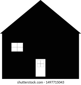 Basic home icon - House building symbol 