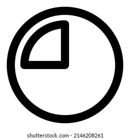 Basic icon with black color