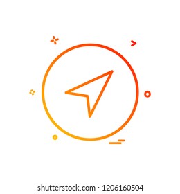 Basic icon plane set share vector design