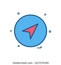 Basic icon plane set share vector design