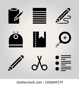 Basic icon set. body, clear, massage and sharp vector illustration for web