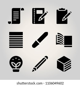 Basic icon set. copy, skin, recycle and woman vector illustration for web