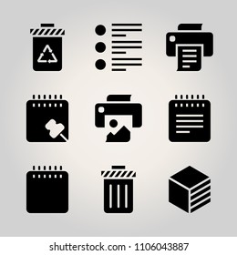 Basic icon set.  vector illustration for web