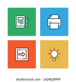 BASIC ICONS AND ILLUSTRATION ICON CONCEPT