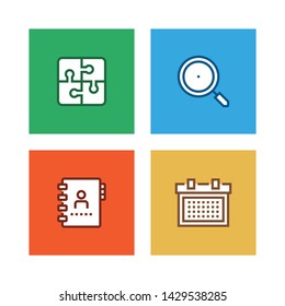 BASIC ICONS AND ILLUSTRATION ICON CONCEPT