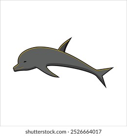 Basic illustration of a dolphin