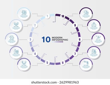 Basic infographic template with 14 steps, process or options, process chart, Used for process diagram, presentations, workflow layout, flow chart, infograph. Vector eps10 illustration.