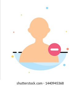 Basic, Interface, User Abstract Flat Color Icon Template