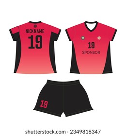 BASIC JERSEY VOLLEYBALL FOR PRINTING