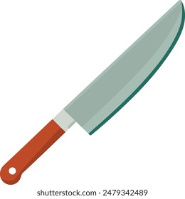 basic kitchen knife icon vector, stylish kitchen knife vector art