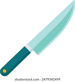 Vector básico del ícono del cuchillo de cocina, Arte vectorial elegante del cuchillo de cocina