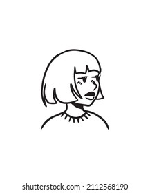 Basic line art character designs