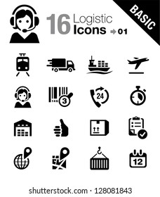 Basic - Logistic and Shipping icons