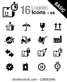 Basic - Logistic and Shipping icons